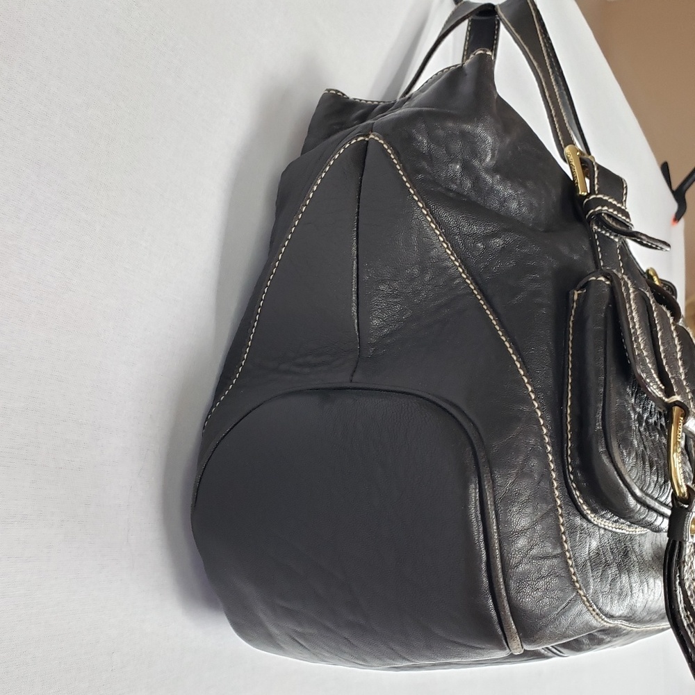 Dolce & Gabbana  Thick, Blk leather Sachel - Picture 4 of 8